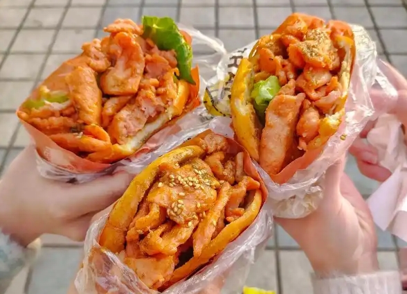 正宗里脊夹饼的做法？学成回家开摊，天天排队爆单！(图3)